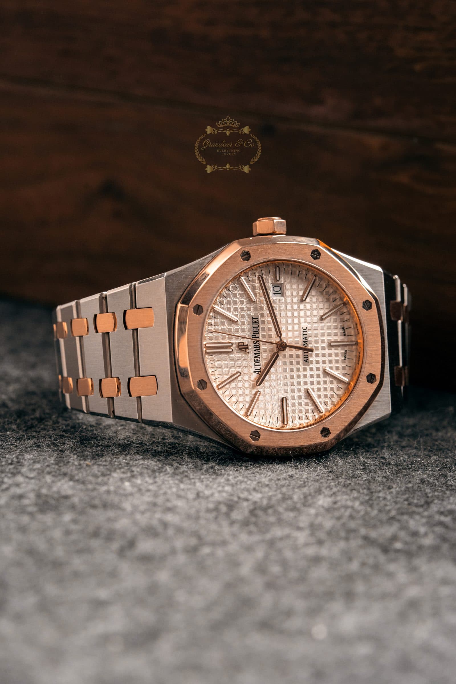 Audemars Piguet Two Tone Rose Gold Royal Oak